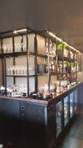 Hospitality fit out shelving